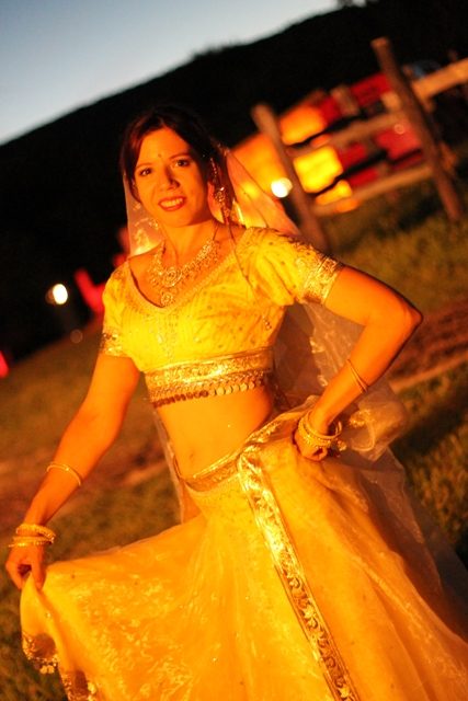 Železná Breznica, 29.7.2017 indický tanec